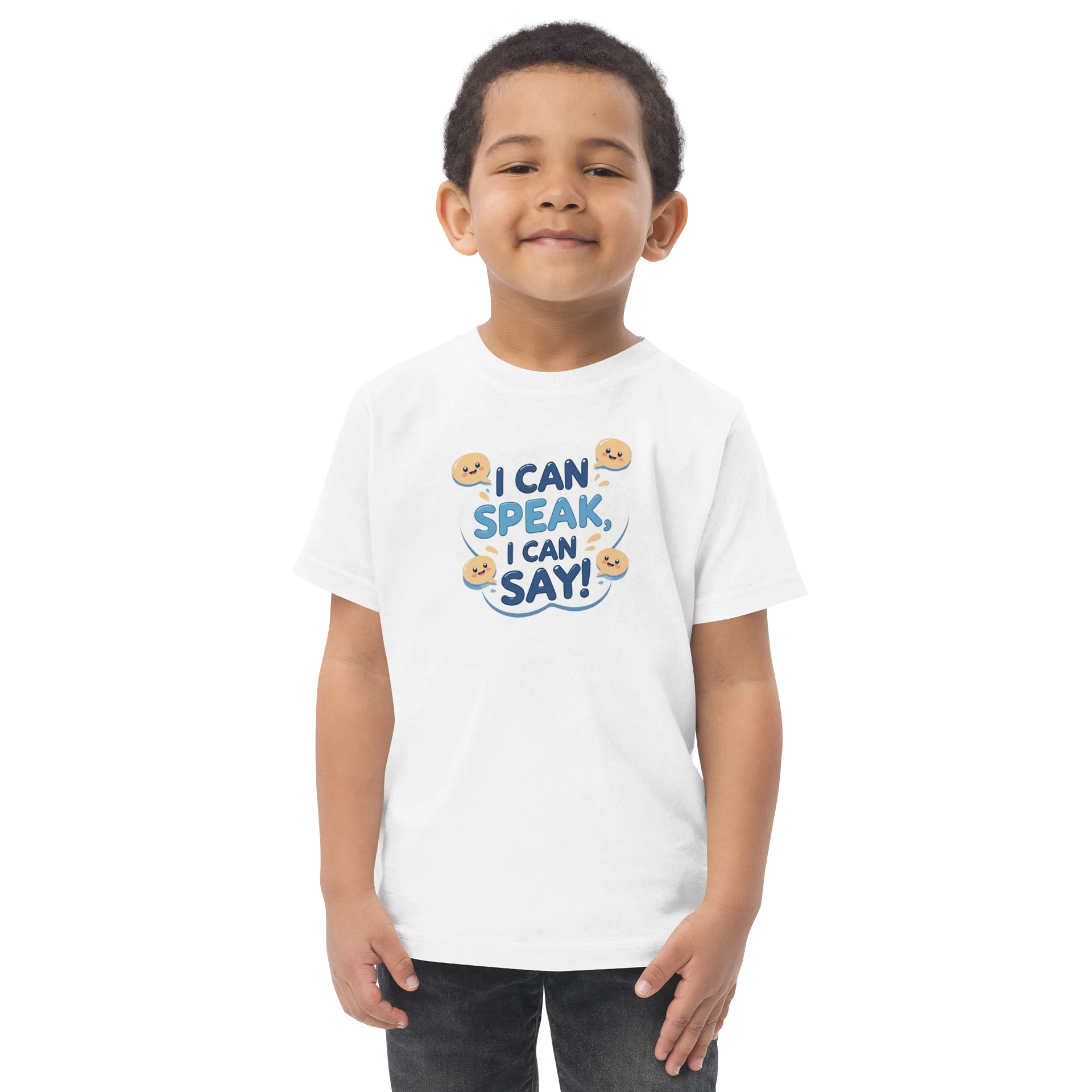 I Can Speak, I Can Say Toddler Jersey Tee product image (1)
