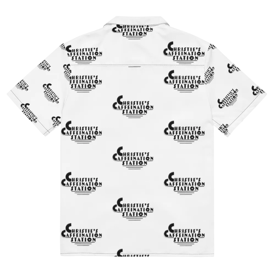 Black Text Logo Hawaiian Shirt - Unique Pattern Design product image (11)
