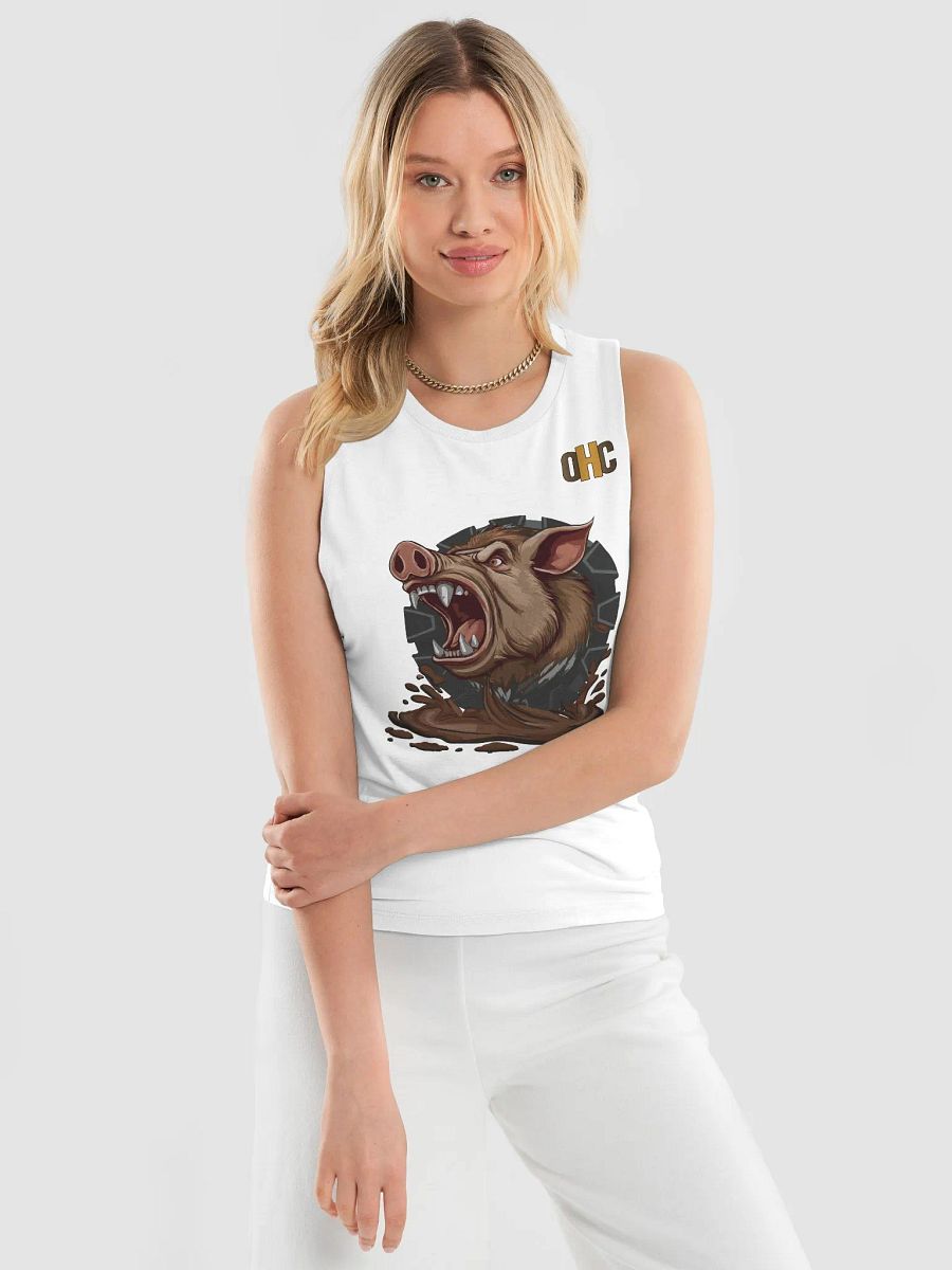 The Reckless Hog (Boar) - Bella+Canvas Women's Flowy Muscle Tank product image (11)