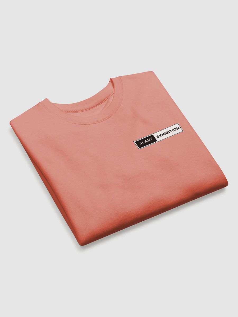 "AI ART EXHIBITION BOX LOGO" premium cotton sweatshirt product image (3)