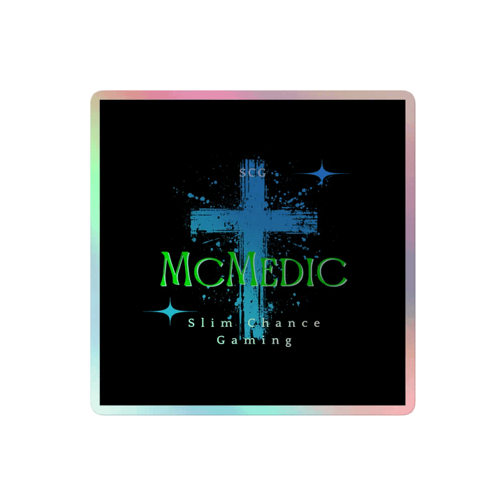 ✨ McMedic Faith Holographic Sticker 🚑🎮 product image (2)