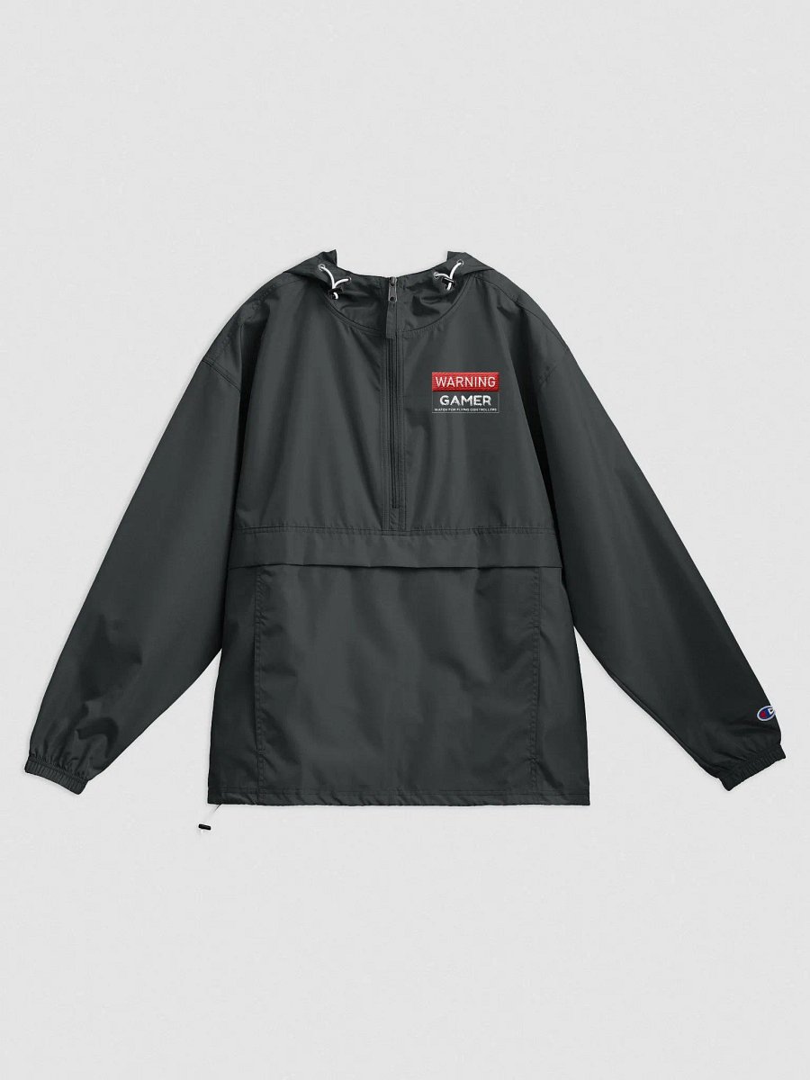 Warning Label: GAMER, Watch for Flying Controllers Packable Jacket product image (2)