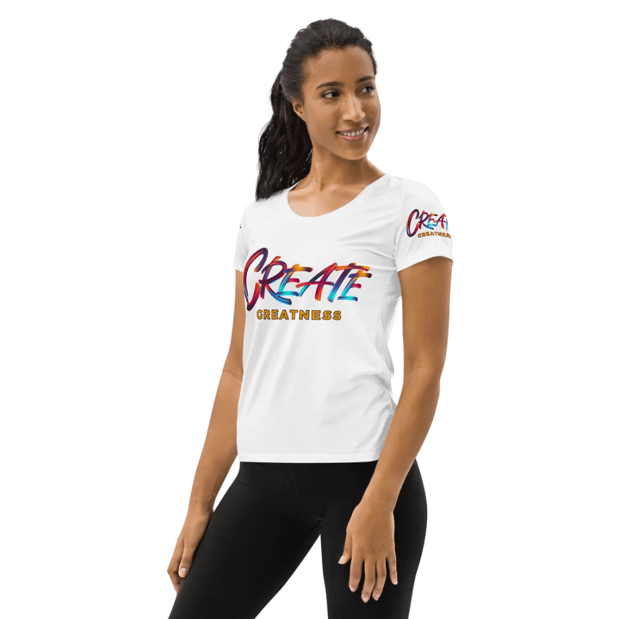 Create Greatness Huge Print Athletic Tee product image (3)