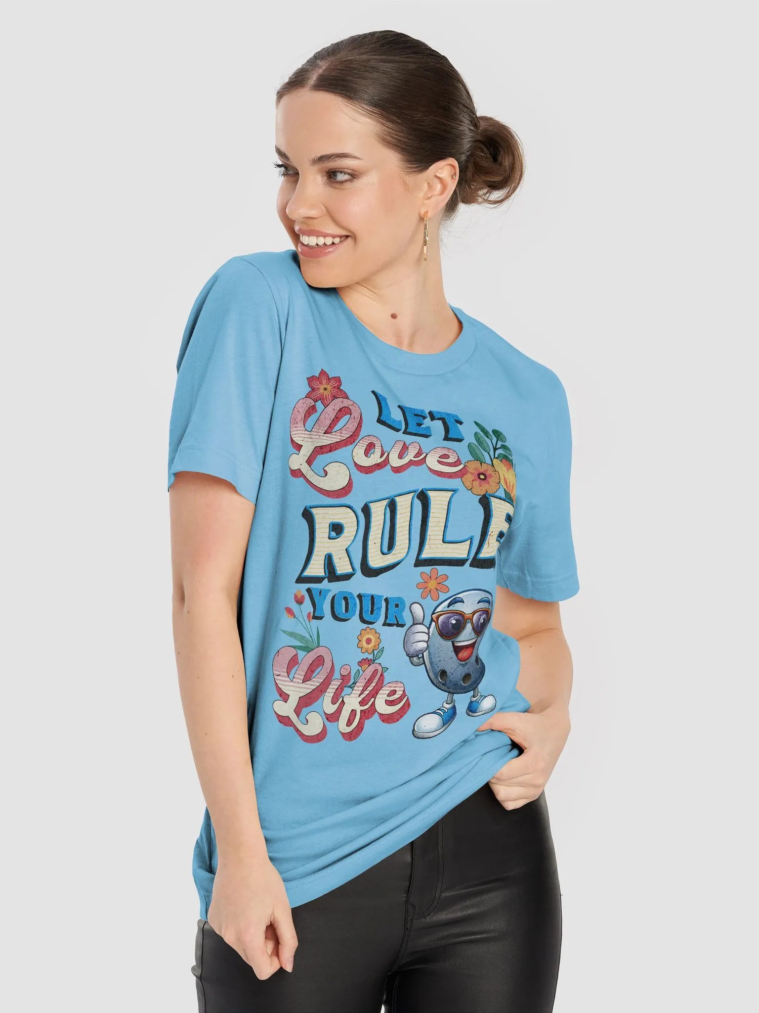 Let Love Rule Your Life Bowling T-Shirt product image (5)