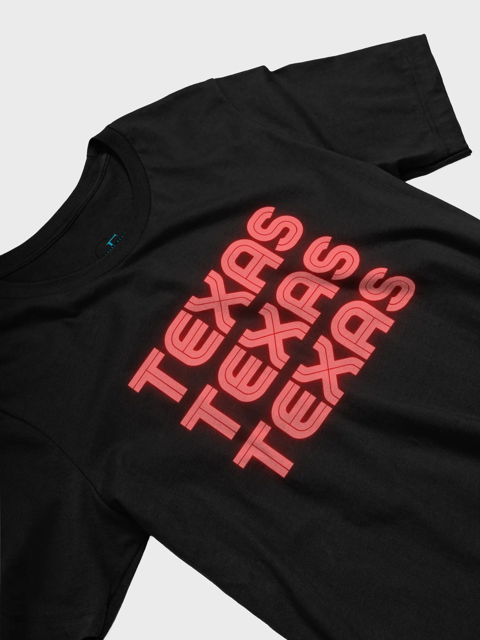🔥 Triple Texas Neon Glow T-Shirt | Bella+Canvas Unisex Tee | Colo Pro Font in Red Neon product image (24)