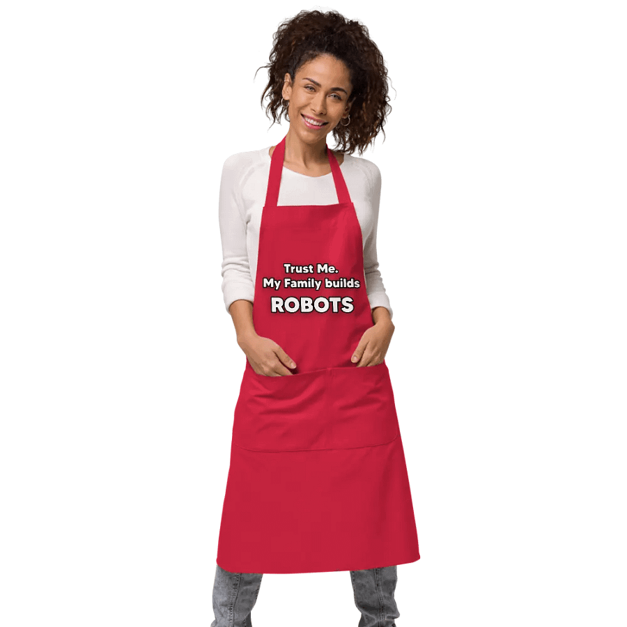 Trust me, My family builds ROBOTS Apron product image (8)