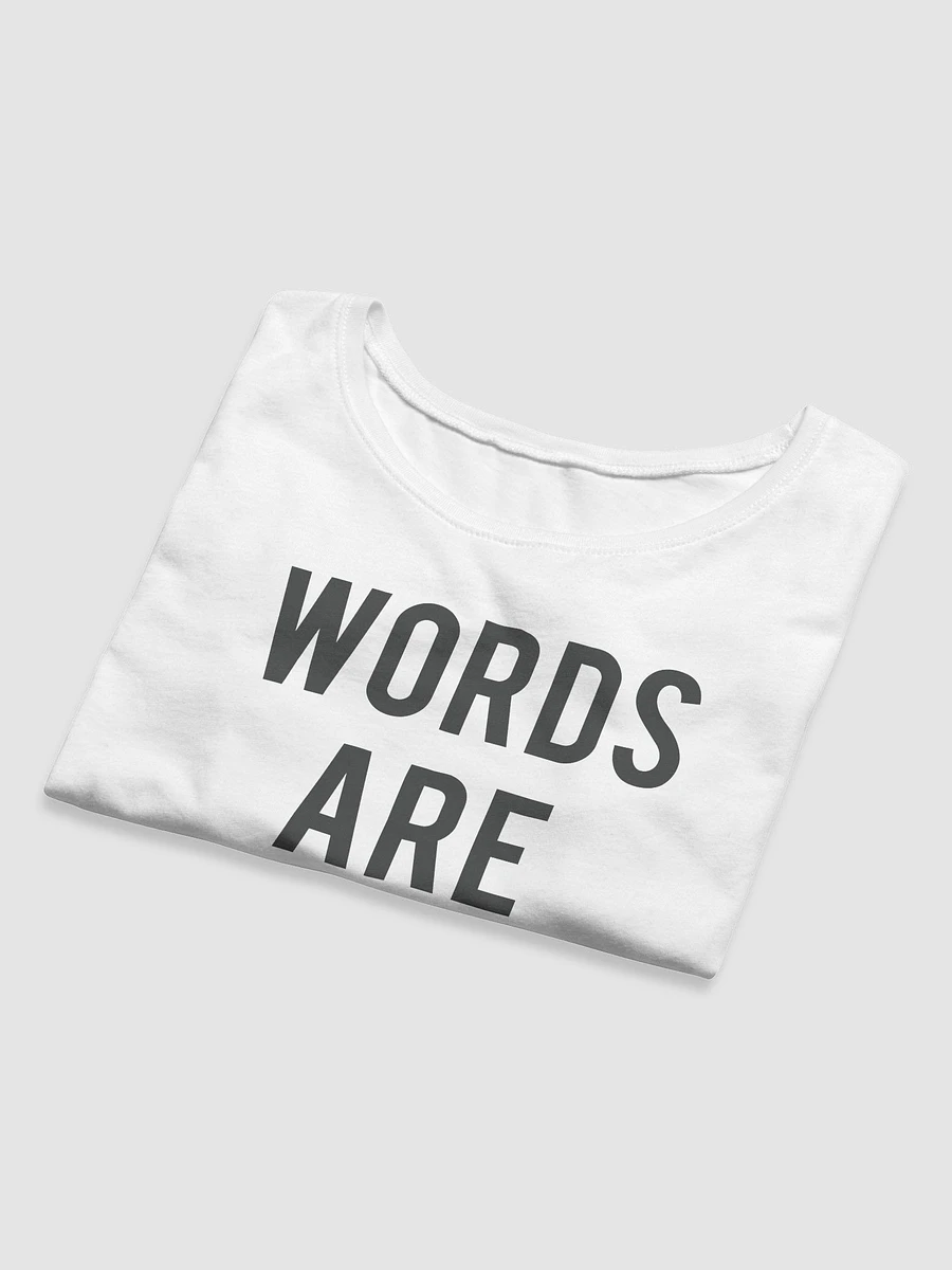 Words Are Hard Women's Cropped Tee product image (10)