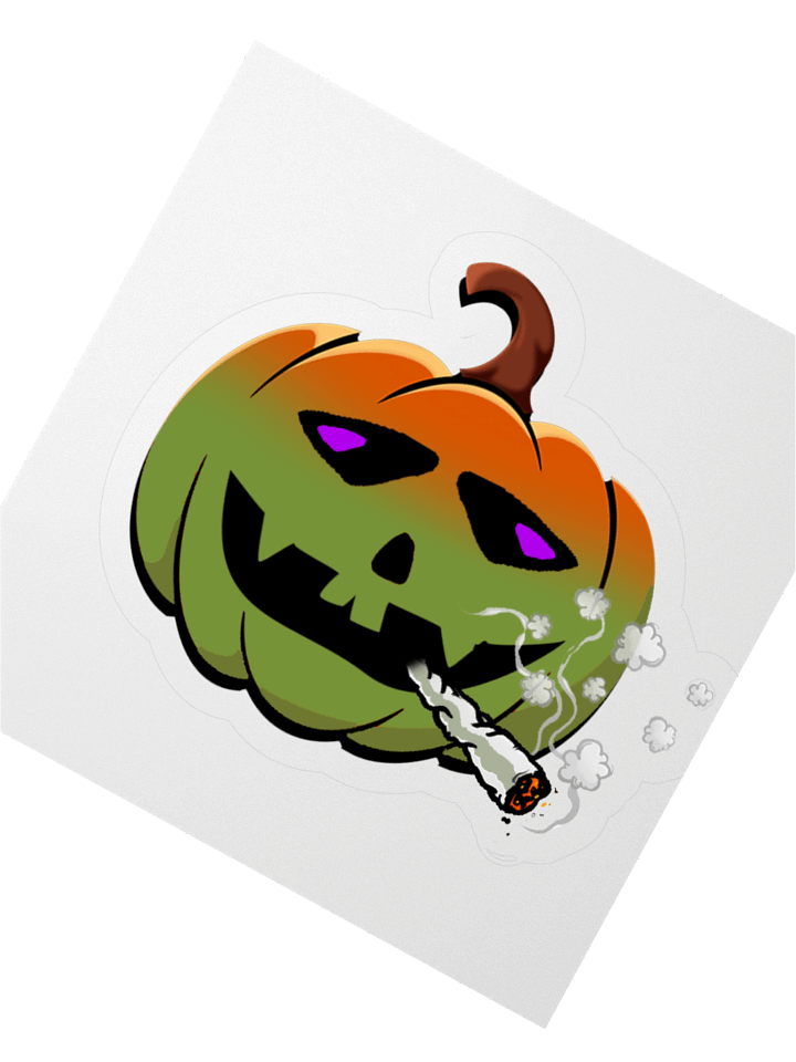 Stoned Pumpkin Sticker product image (7)