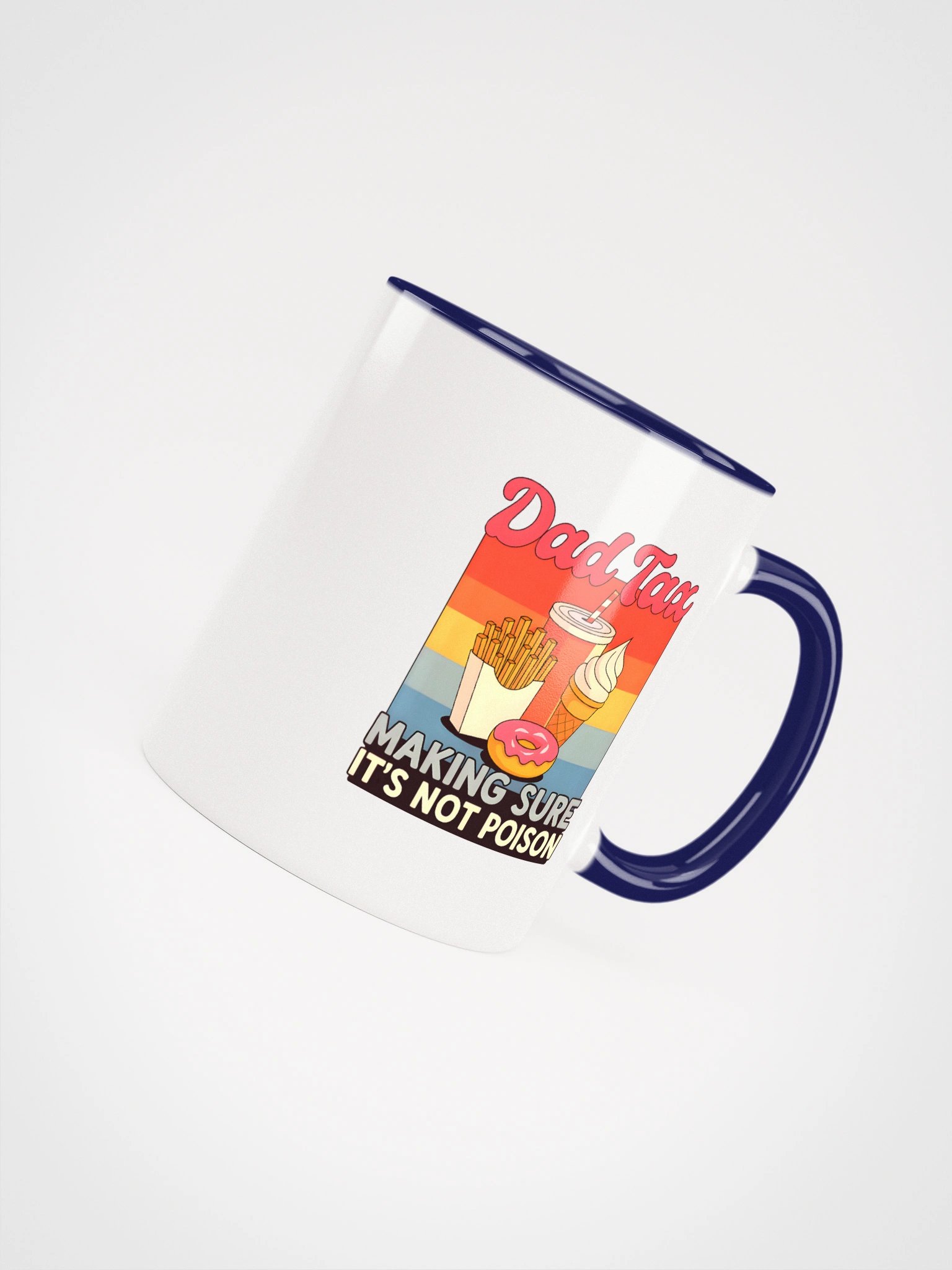Funny Dad Tax Coffee Mug - Father's Day Gift Idea for Dads Who Steal Fries, Ice Cream & Donuts product image (3)