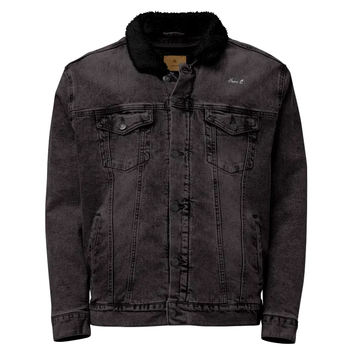 Gene C. Signature Unisex Sherpa Denim Jacket product image (1)
