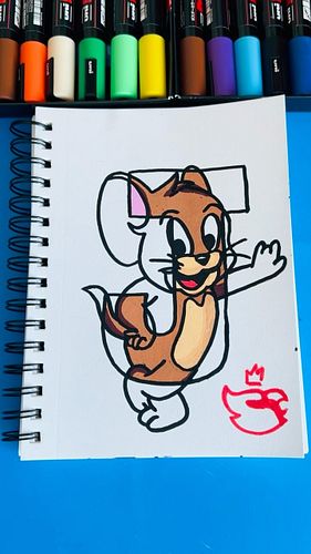 🧀🤯 Drawing Jerry For “J” Alphabet Challenge ?!! PART 10 #art