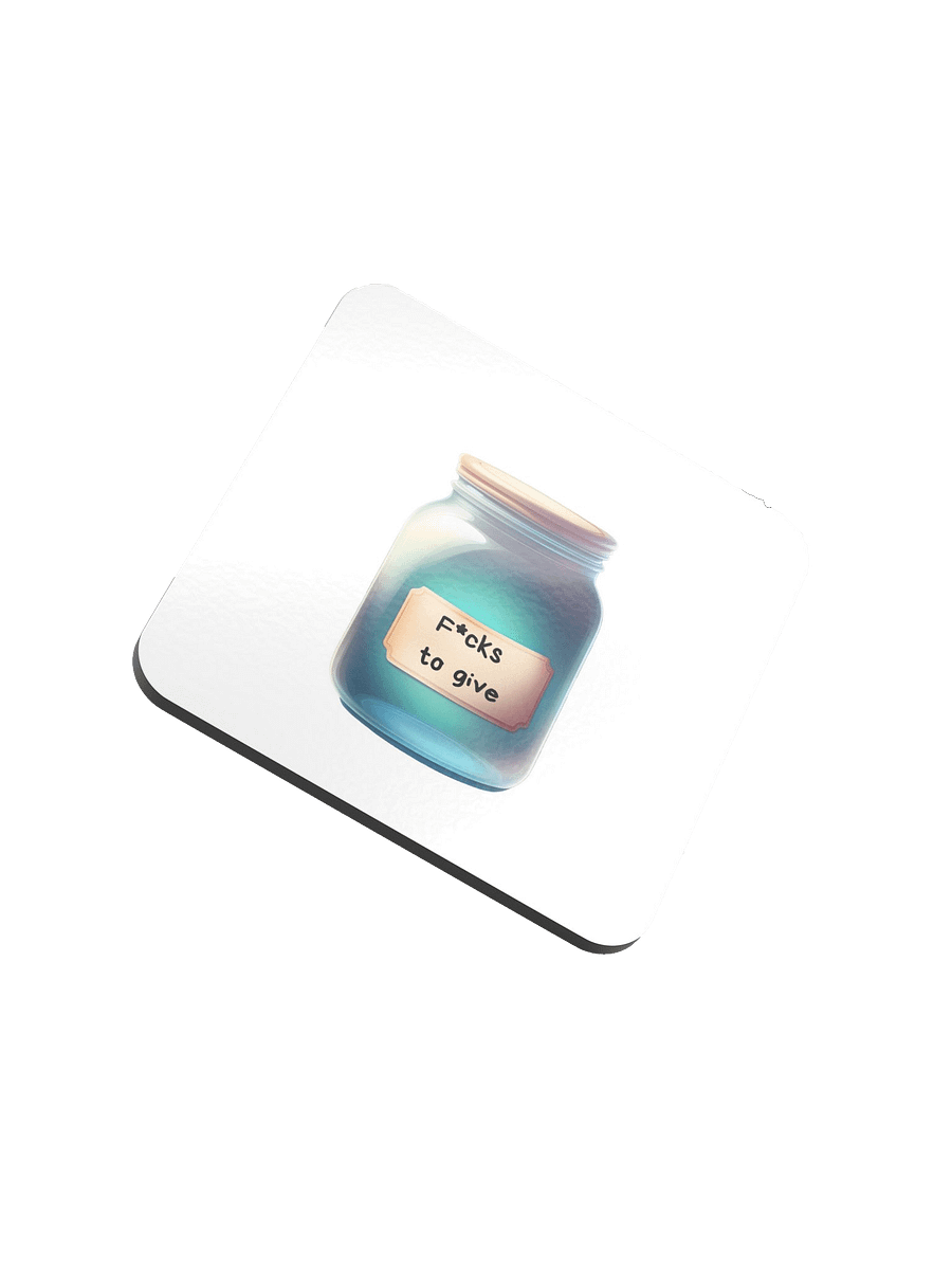 Empty jar of F to give Onderzetter product image (1)