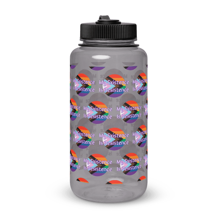 Resistors, My Existence is Resistance, Water Bottle product image (3)