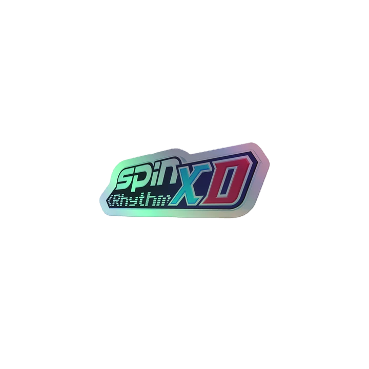 Spin Rhythm XD Full Logo Holographic Sticker product image (1)