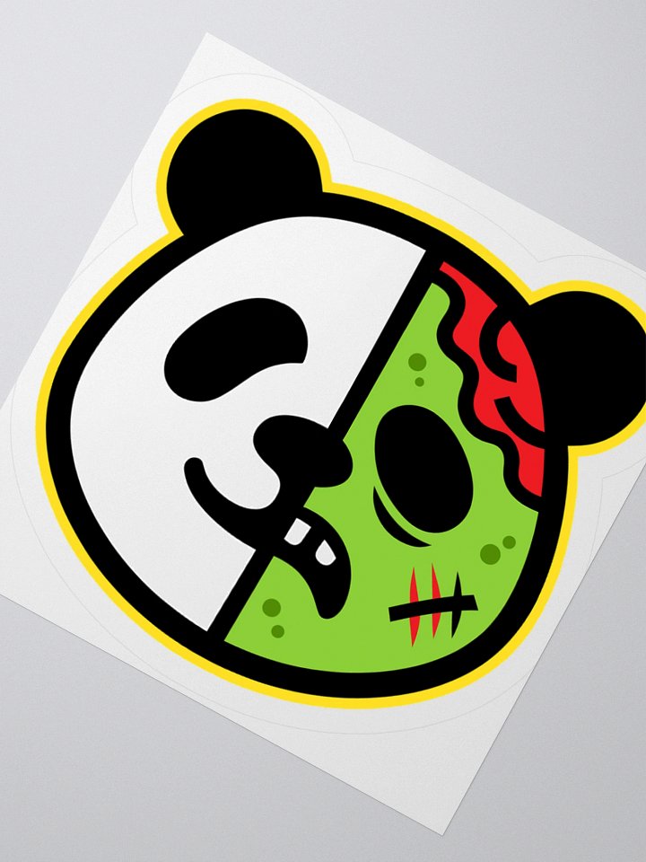 Panda Zombie Logo Stickers product image (3)