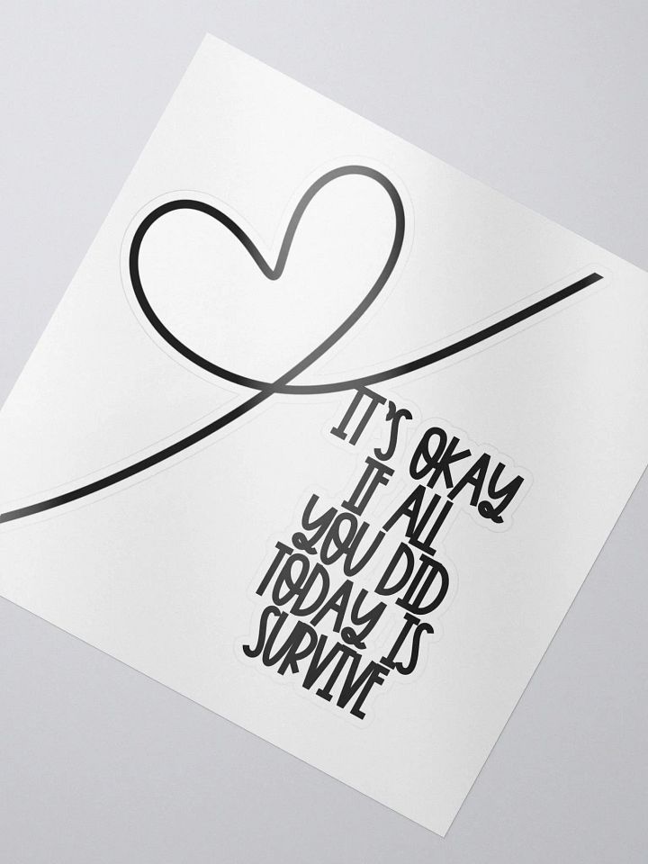 Survive Kiss-Cut Sticker product image (2)