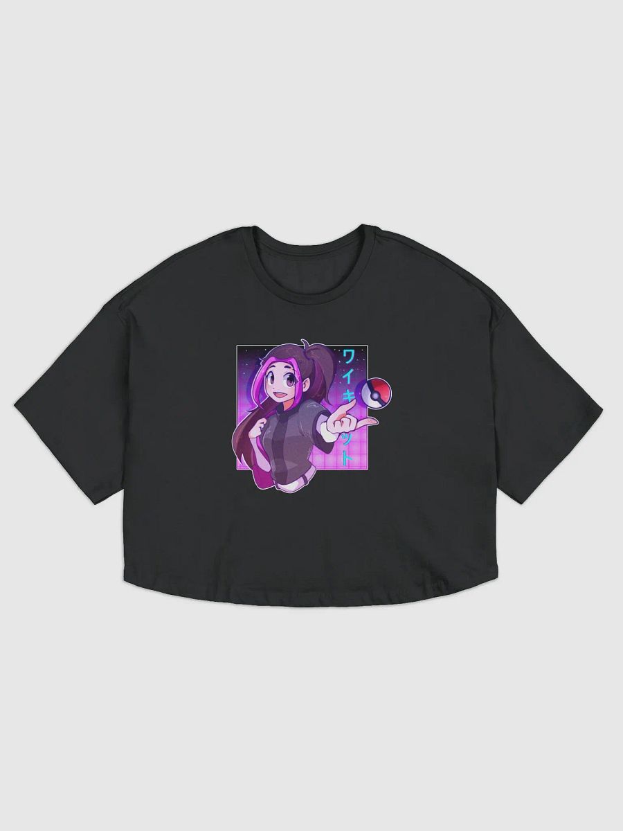 Vaporwave - Low Shoulder Crop Top product image (1)
