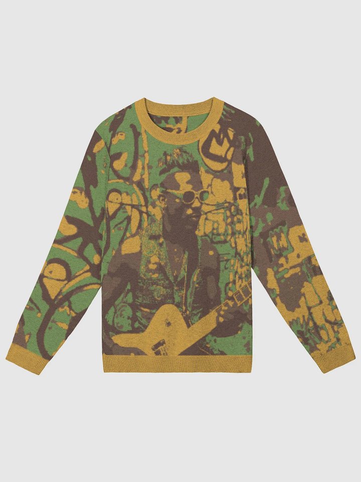 ®ocker Billy Guitar Groove Green Jacquard Sweater product image (1)