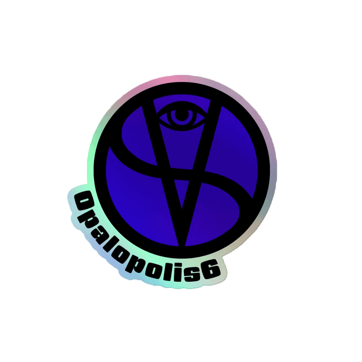 O.P. Logo w/ Name | Holographic Sticker product image (2)