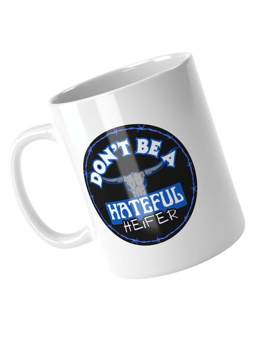 White Hateful Heifer Bull Mug product image (3)
