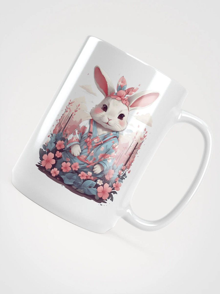 Kawaii Whimsical Bunny Ears Hoodie Mug product image (4)