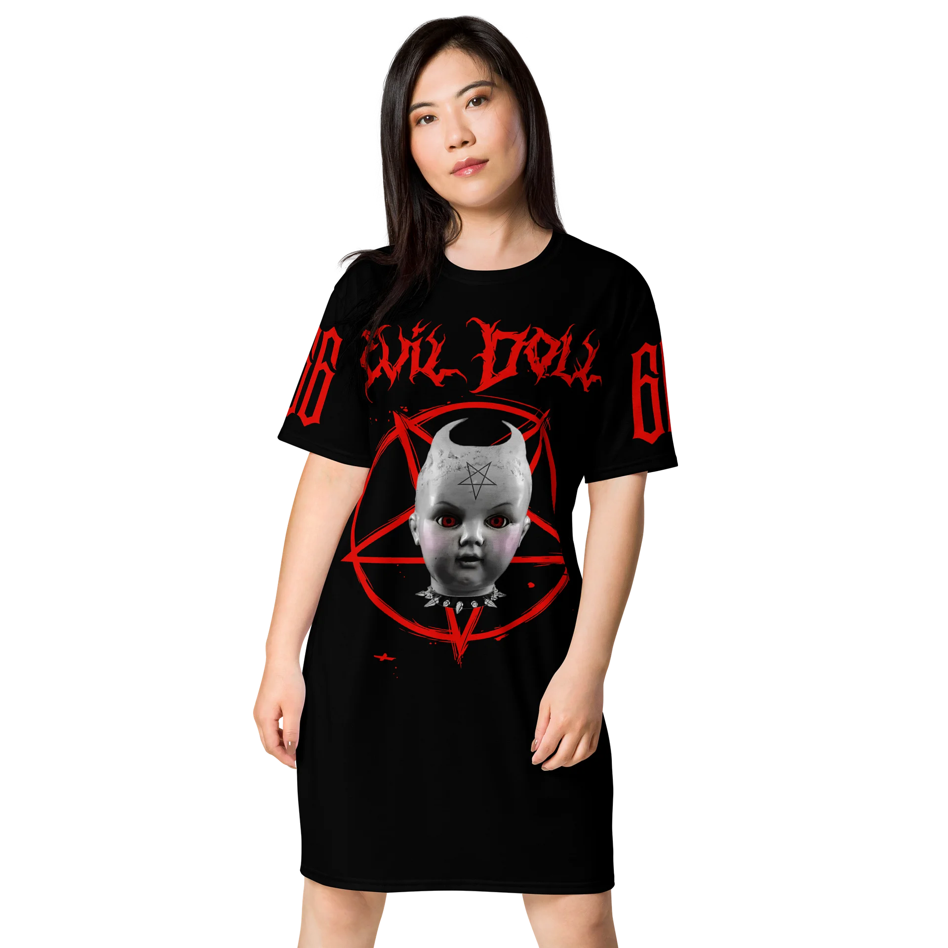 EVIL DOLL T-SHIRT DRESS product image (1)