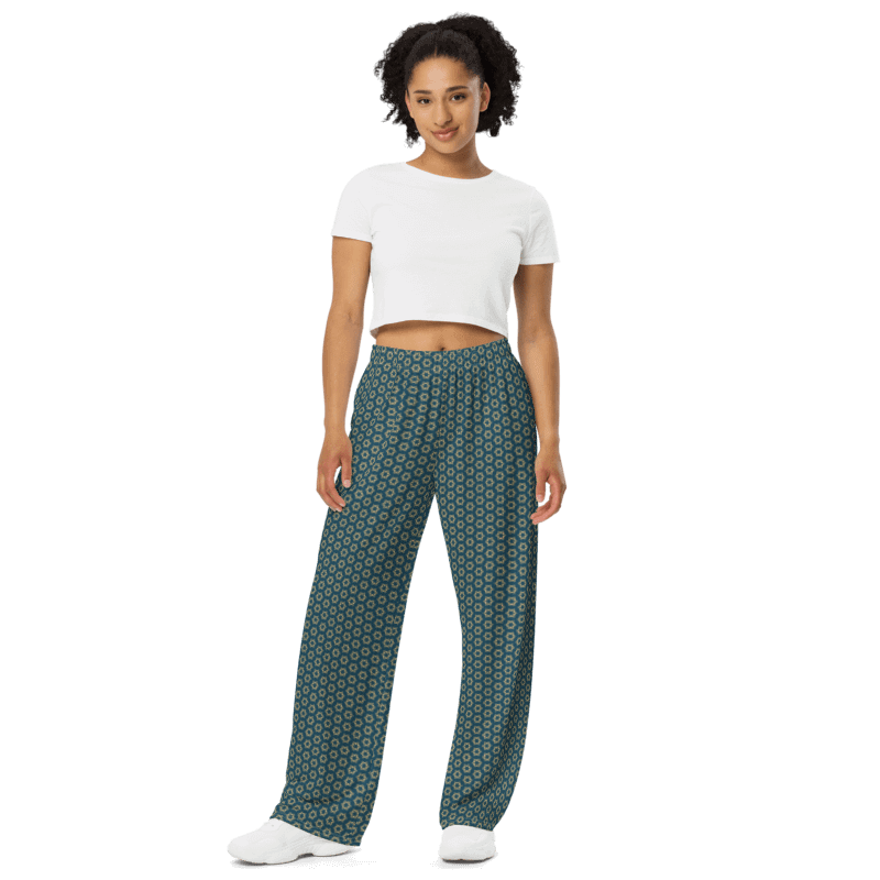 Seashell and Starfish Wide-Leg Pants product image (1)