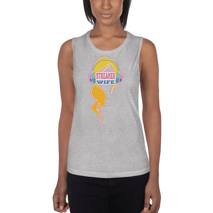 StreamerWife Graphic Muscle Tank (blonde) product image (13)