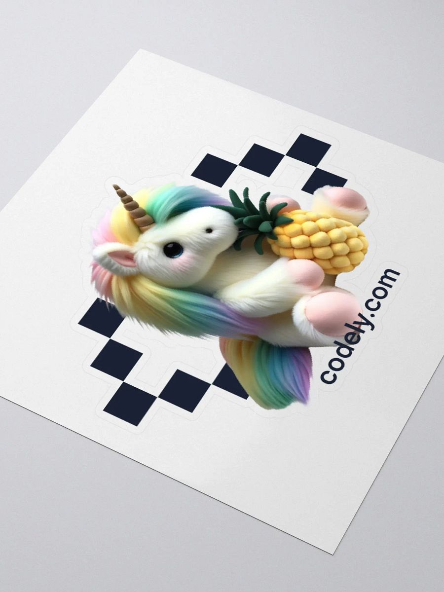 Pegatina Unicornio fluffy product image (3)