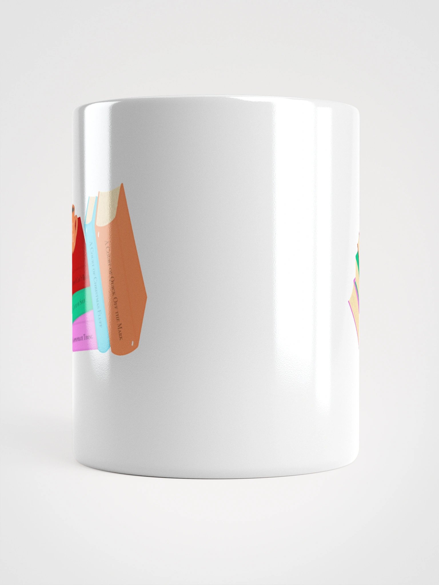 Cozy Book Lovers Book Stack with Book Titles Mug product image (6)
