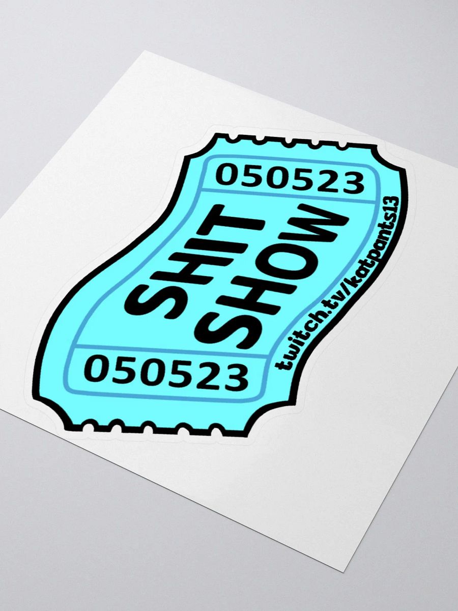 Shit Ticket Sticker product image (3)