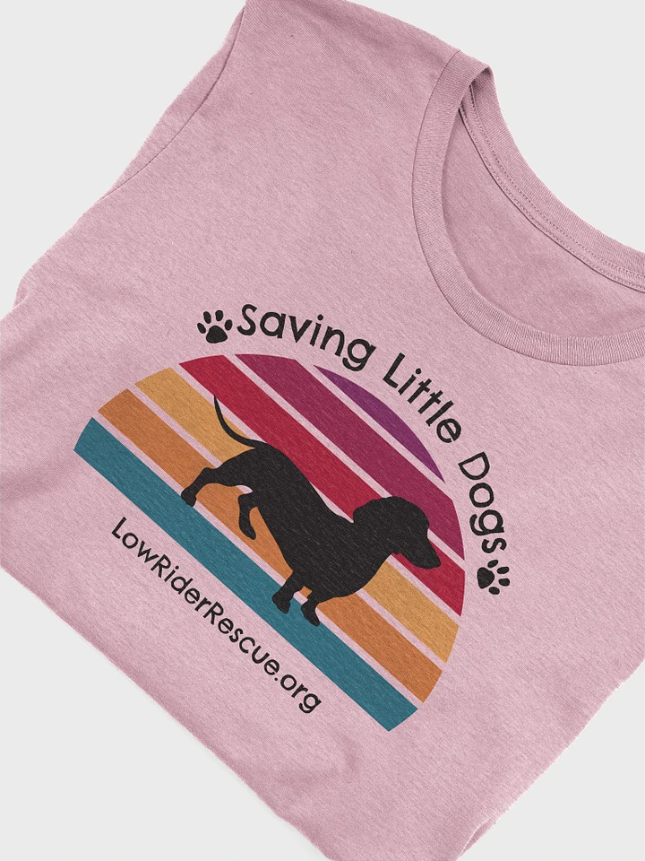 Sunset Rainbow Low Rider Dachshund Rescue T 4 product image (1)