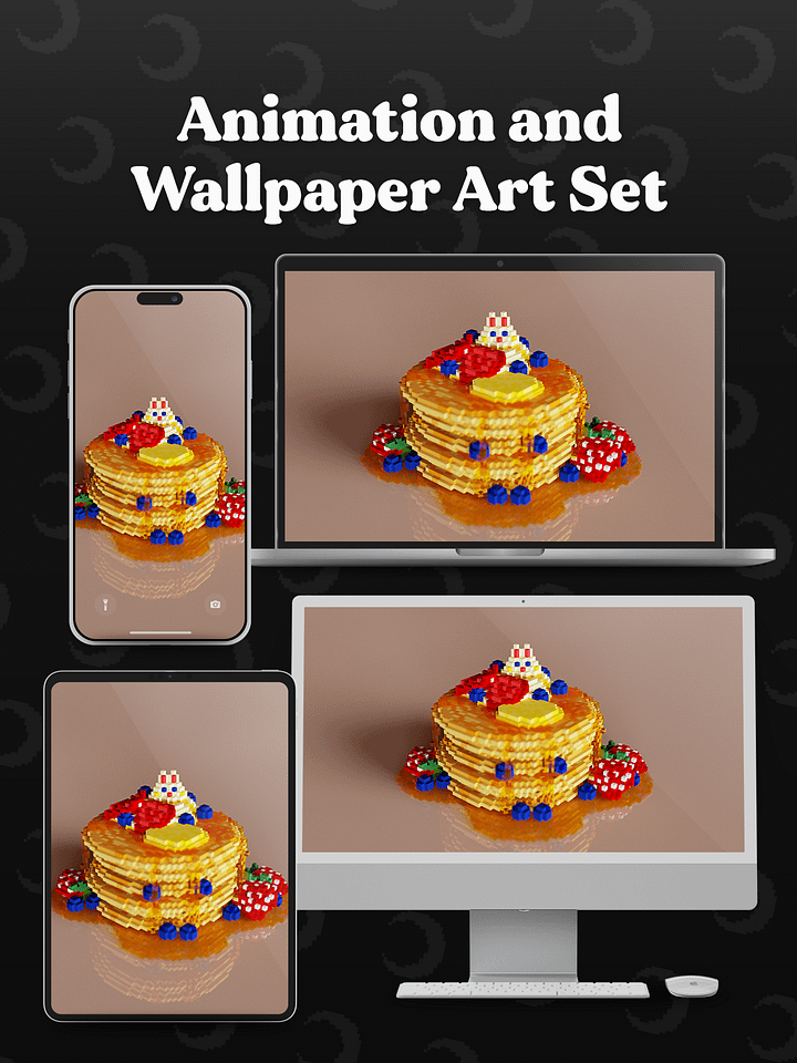 Maple Syrup Falls 🌙 Animation and Wallpaper Art Set product image (2)