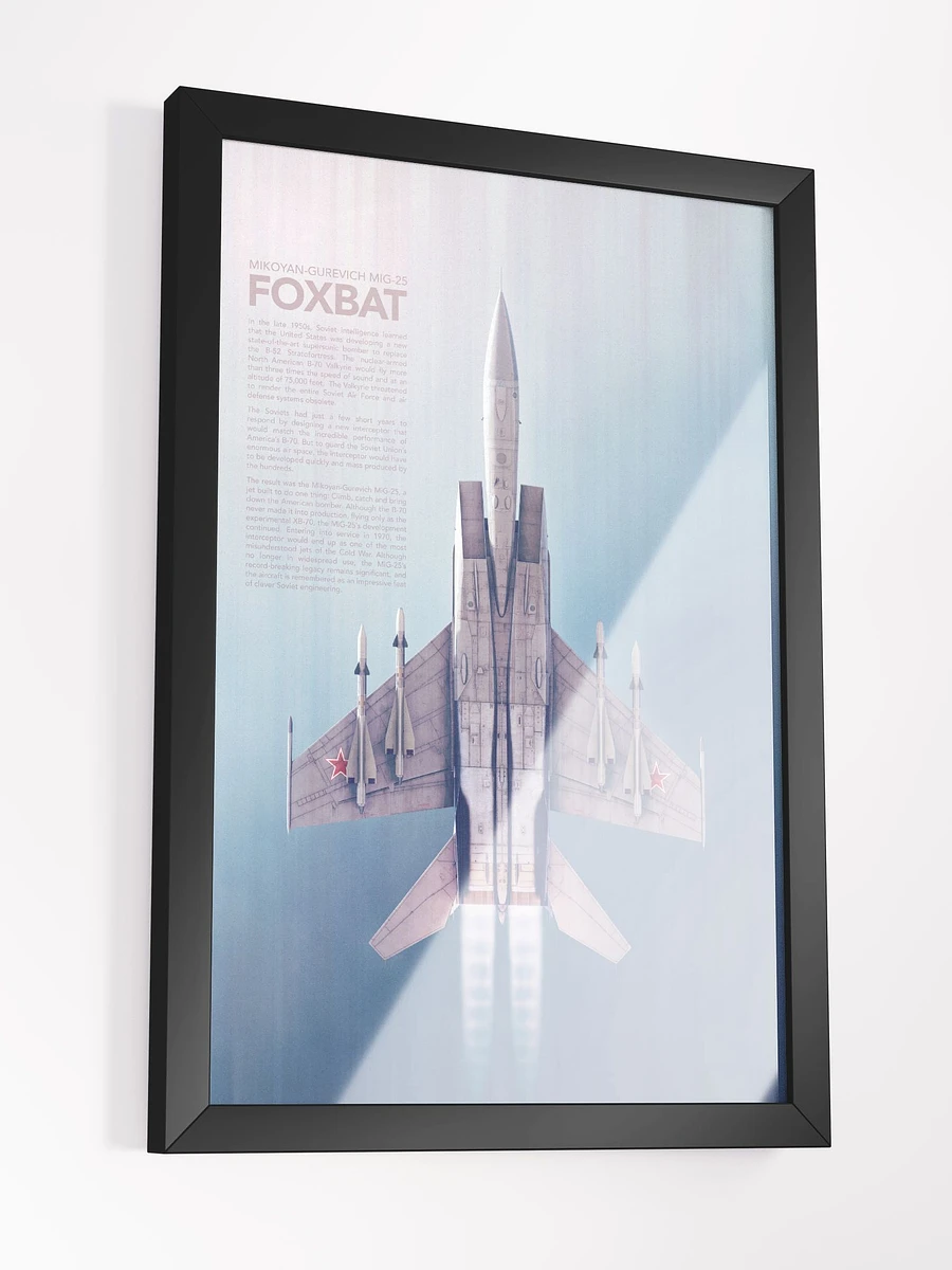 MiG-25 Foxbat Framed Artwork product image (3)