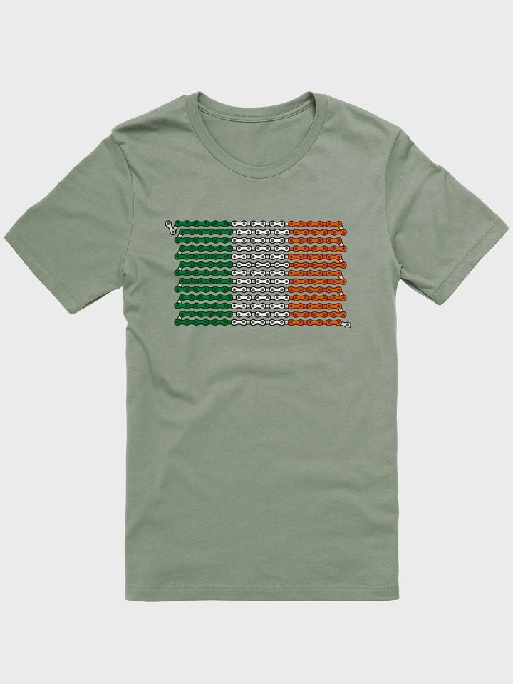 Ireland Bike Chain Flag on Dark Color Supersoft Tee product image (5)