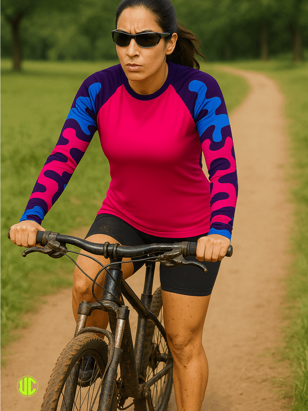 Nova’s Acid Pop – Women’s Rash Guard product image (4)
