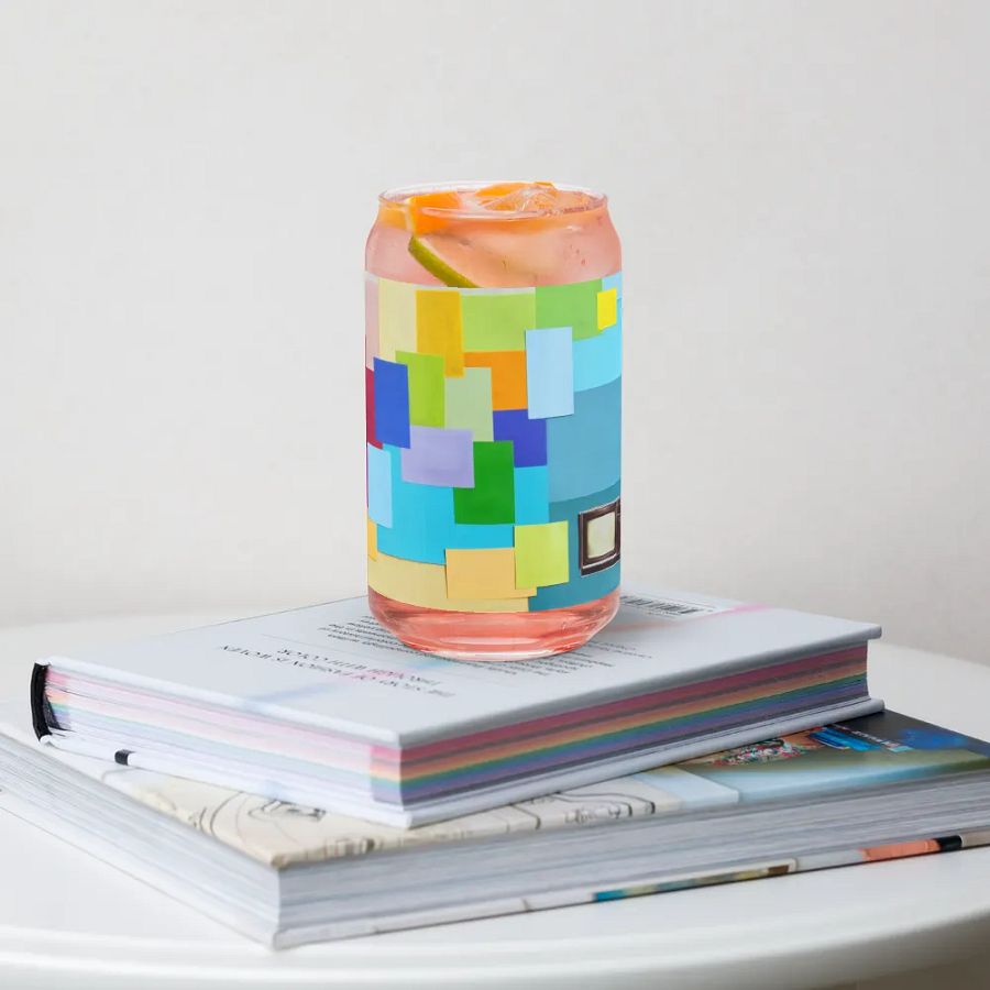Technicolor TV Beverage Can-Inspired Glassware product image (4)
