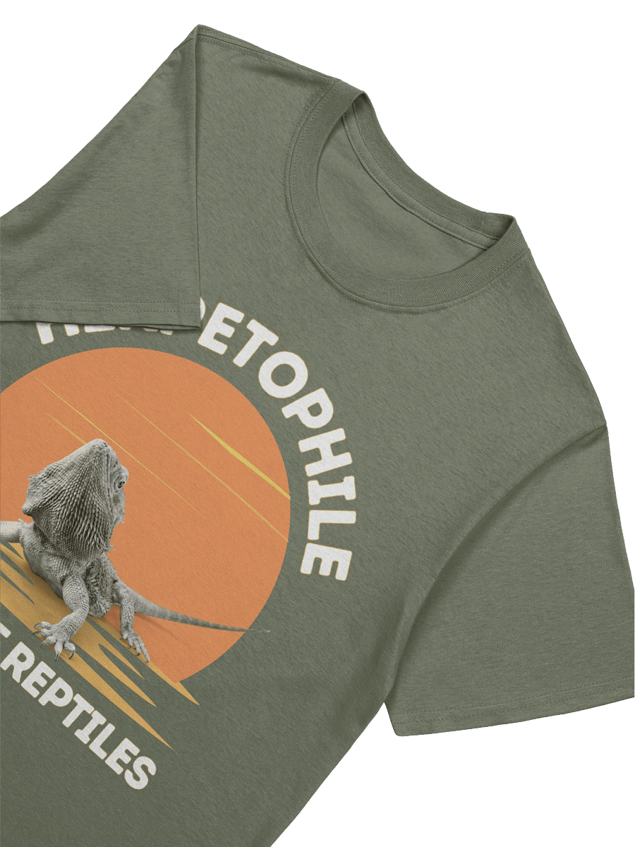 Retro Sunset Herpetophile T-Shirt | Bearded Dragon Reptile Lover Gift Tee product image (108)