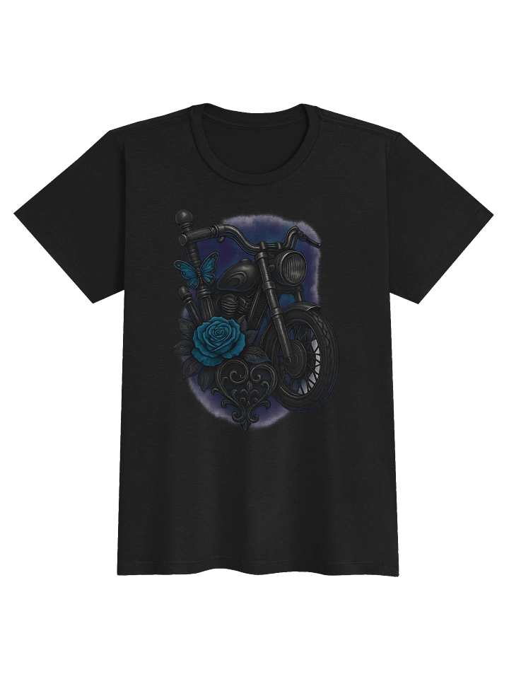 Throttle & Iron “Blue Rose Moto” Tee product image (2)