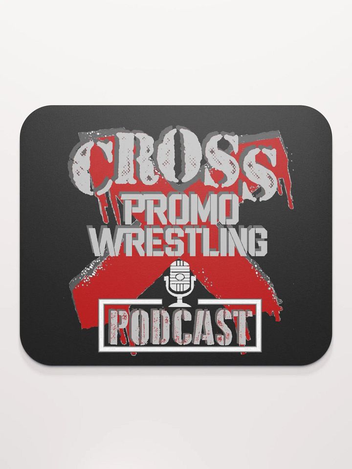 Retro Wrestling Mic Mouse Pad product image (2)