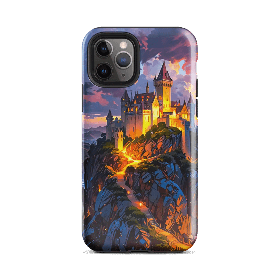 Enchanting Castle Sunset iPhone Case product image (49)