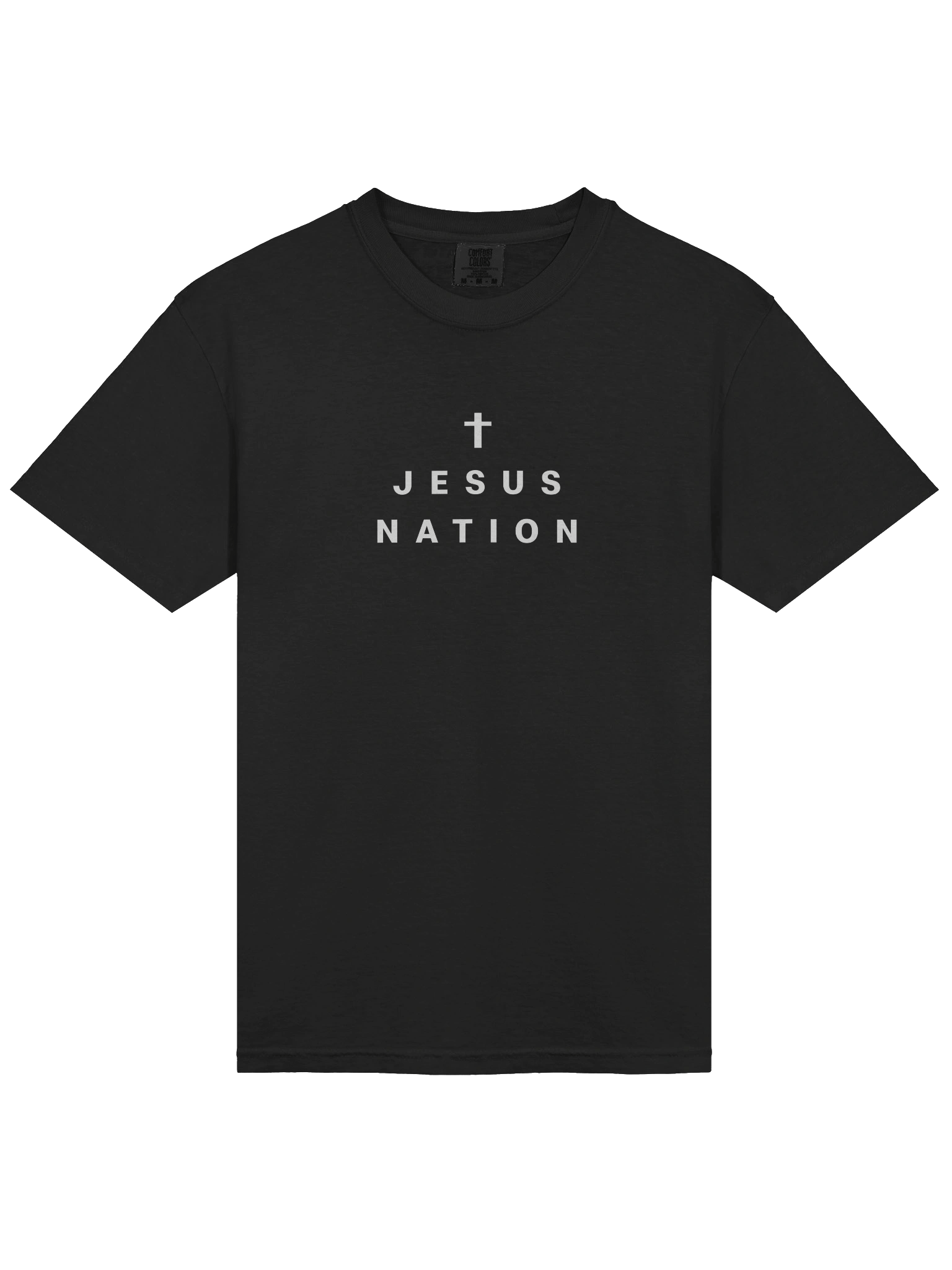 Jesus Nation Essential Tee (Midnight Black) product image (3)