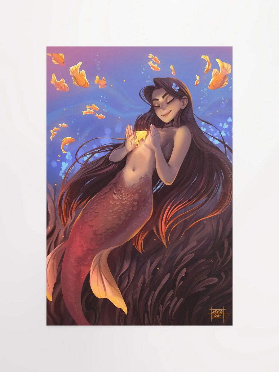 Sunset Mermaid - Print product image (4)