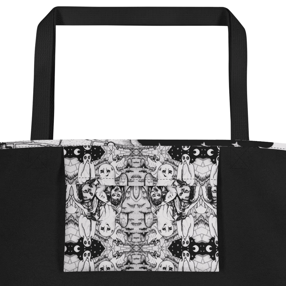Graveyard Brawl All-Over Tote Bag product image (2)
