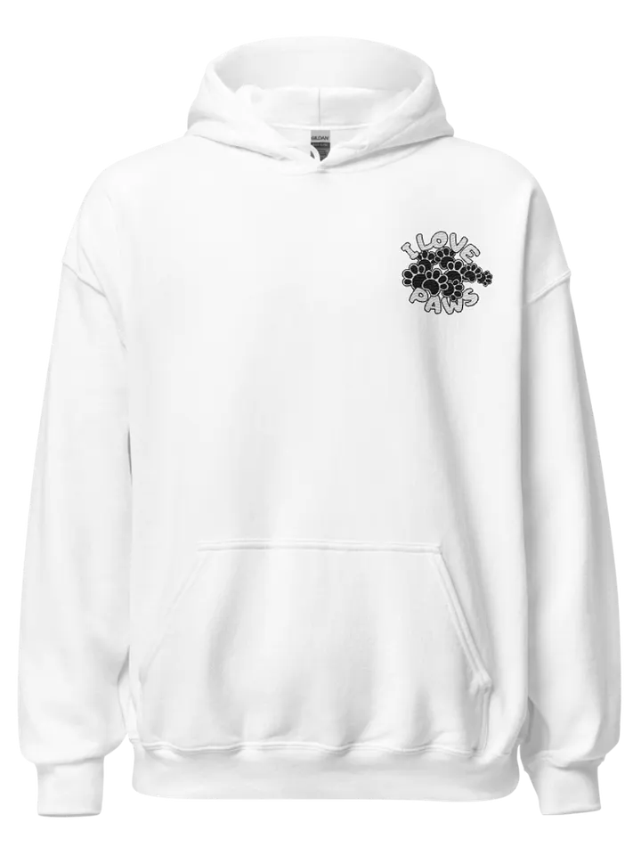 Embroidered Paw Print Hoodie – Cozy Animal Lover Hoodie product image (1)