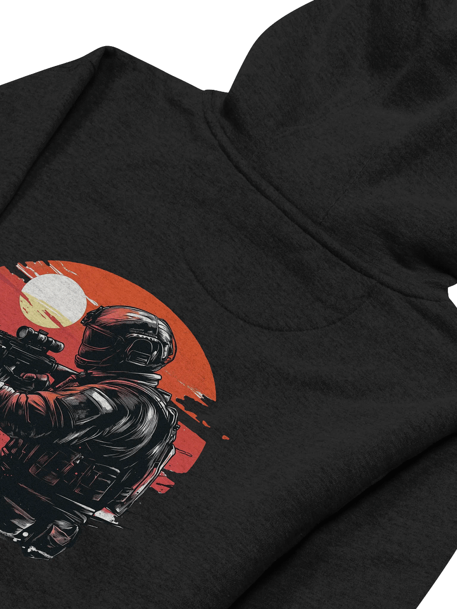 Rising Soldier Back Printed Hoodie product image (4)