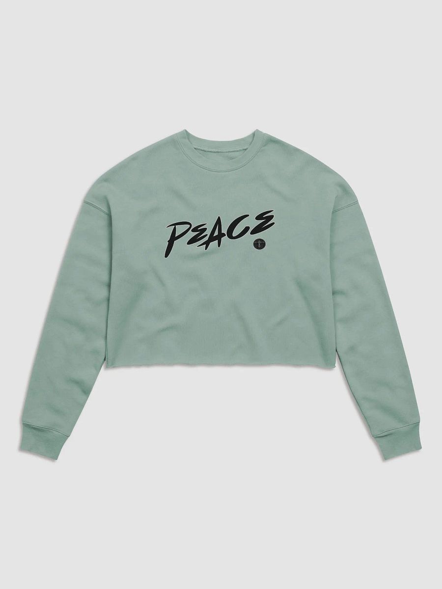 Peace - Keep It Simple - Bella+Canvas Women's Fleece Crop Sweatshirt product image (2)