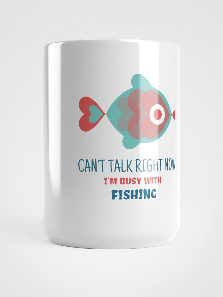Heart Fish Busy Fishing Mug product image (1)