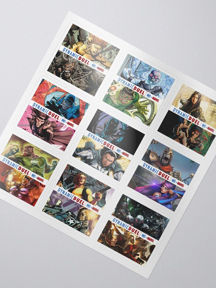 Dynamic Duel Episode Cover Stickers - Series 12 product image (2)