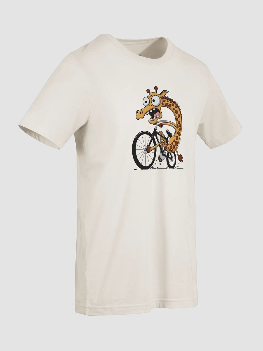 Funny unbalanced giraffe Cycling T-Shirt – Bike Cyclist Humor Tee product image (9)